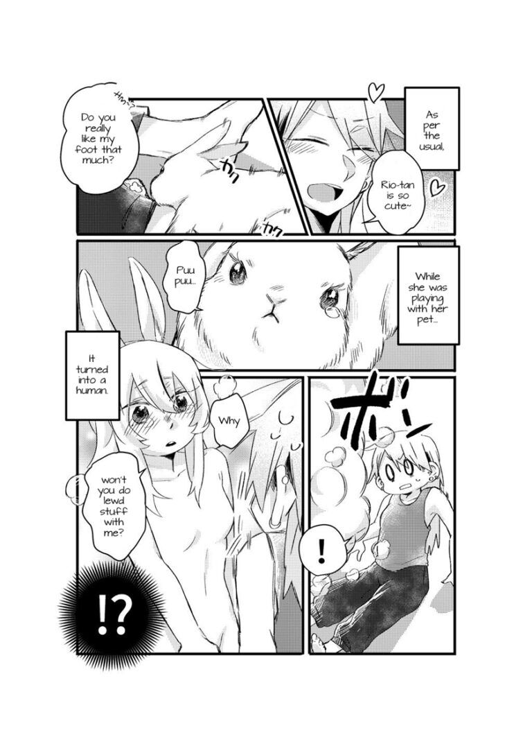 Baca Komik Kainushi-san ni Koi Shita Usagi-san ga, Gijinka Shite Shimau Yuri Sousaku Manga desu